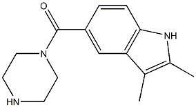  2,3-dimethyl-5-(piperazin-1-ylcarbonyl)-1H-indole