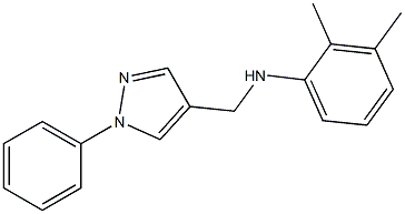  2,3-dimethyl-N-[(1-phenyl-1H-pyrazol-4-yl)methyl]aniline