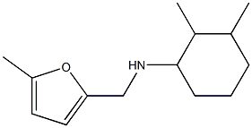2,3-dimethyl-N-[(5-methylfuran-2-yl)methyl]cyclohexan-1-amine,,结构式