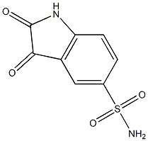 2,3-dioxoindoline-5-sulfonamide Struktur