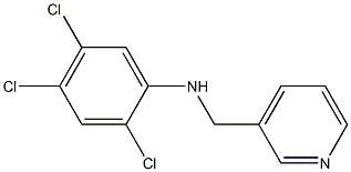 2,4,5-trichloro-N-(pyridin-3-ylmethyl)aniline