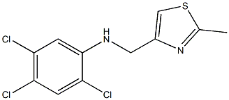 2,4,5-trichloro-N-[(2-methyl-1,3-thiazol-4-yl)methyl]aniline