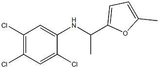 2,4,5-trichloro-N-[1-(5-methylfuran-2-yl)ethyl]aniline