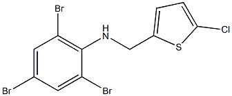 2,4,6-tribromo-N-[(5-chlorothiophen-2-yl)methyl]aniline