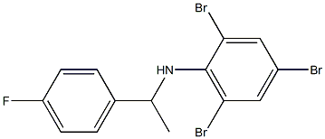 2,4,6-tribromo-N-[1-(4-fluorophenyl)ethyl]aniline