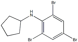 2,4,6-tribromo-N-cyclopentylaniline,,结构式