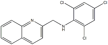 2,4,6-trichloro-N-(quinolin-2-ylmethyl)aniline