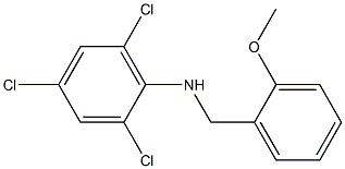  2,4,6-trichloro-N-[(2-methoxyphenyl)methyl]aniline