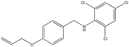  2,4,6-trichloro-N-{[4-(prop-2-en-1-yloxy)phenyl]methyl}aniline