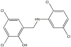 2,4-dichloro-6-{[(2,5-dichlorophenyl)amino]methyl}phenol