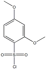 2,4-dimethoxybenzene-1-sulfonyl chloride 结构式