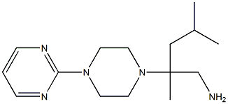 2,4-dimethyl-2-(4-pyrimidin-2-ylpiperazin-1-yl)pentan-1-amine