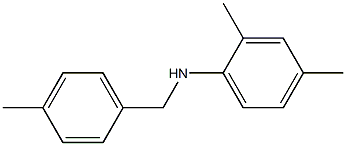 2,4-dimethyl-N-[(4-methylphenyl)methyl]aniline 结构式