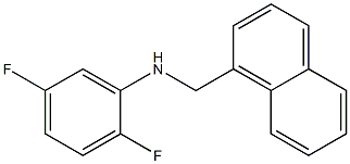 2,5-difluoro-N-(naphthalen-1-ylmethyl)aniline Structure