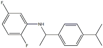 2,5-difluoro-N-{1-[4-(propan-2-yl)phenyl]ethyl}aniline