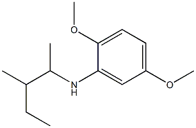  2,5-dimethoxy-N-(3-methylpentan-2-yl)aniline