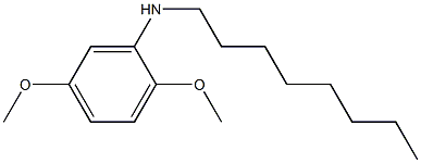 2,5-dimethoxy-N-octylaniline 结构式