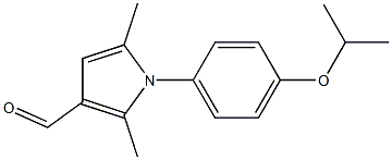  2,5-dimethyl-1-[4-(propan-2-yloxy)phenyl]-1H-pyrrole-3-carbaldehyde