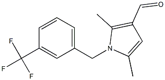 2,5-dimethyl-1-{[3-(trifluoromethyl)phenyl]methyl}-1H-pyrrole-3-carbaldehyde|