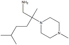 2,5-dimethyl-2-(4-methylpiperazin-1-yl)hexan-1-amine 结构式