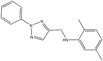  2,5-dimethyl-N-[(2-phenyl-2H-1,2,3-triazol-4-yl)methyl]aniline