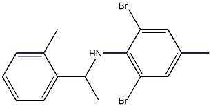 2,6-dibromo-4-methyl-N-[1-(2-methylphenyl)ethyl]aniline