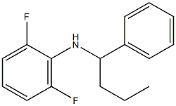 2,6-difluoro-N-(1-phenylbutyl)aniline Structure