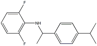 2,6-difluoro-N-{1-[4-(propan-2-yl)phenyl]ethyl}aniline