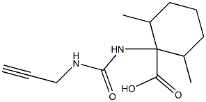 2,6-dimethyl-1-{[(prop-2-ynylamino)carbonyl]amino}cyclohexanecarboxylic acid