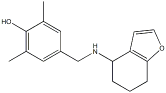 2,6-dimethyl-4-[(4,5,6,7-tetrahydro-1-benzofuran-4-ylamino)methyl]phenol Structure