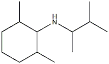 2,6-dimethyl-N-(3-methylbutan-2-yl)cyclohexan-1-amine 结构式