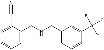 2-[({[3-(trifluoromethyl)phenyl]methyl}amino)methyl]benzonitrile