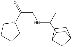  2-[(1-{bicyclo[2.2.1]heptan-2-yl}ethyl)amino]-1-(pyrrolidin-1-yl)ethan-1-one