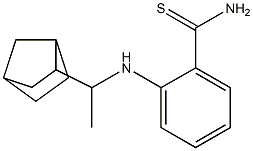 2-[(1-{bicyclo[2.2.1]heptan-2-yl}ethyl)amino]benzene-1-carbothioamide 结构式