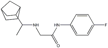 2-[(1-{bicyclo[2.2.1]heptan-2-yl}ethyl)amino]-N-(4-fluorophenyl)acetamide