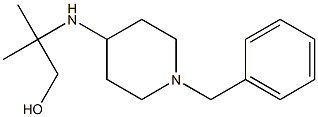 2-[(1-benzylpiperidin-4-yl)amino]-2-methylpropan-1-ol Struktur