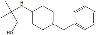 2-[(1-benzylpiperidin-4-yl)amino]-2-methylpropan-1-ol 化学構造式