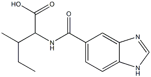 2-[(1H-benzimidazol-5-ylcarbonyl)amino]-3-methylpentanoic acid