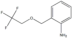2-[(2,2,2-trifluoroethoxy)methyl]aniline Struktur