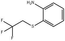 2-[(2,2,2-trifluoroethyl)sulfanyl]aniline, 99229-16-0, 结构式