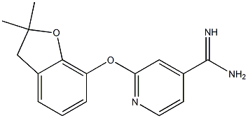 2-[(2,2-dimethyl-2,3-dihydro-1-benzofuran-7-yl)oxy]pyridine-4-carboximidamide