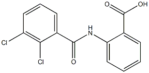 2-[(2,3-dichlorobenzene)(methyl)amido]benzoic acid Struktur
