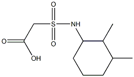 2-[(2,3-dimethylcyclohexyl)sulfamoyl]acetic acid