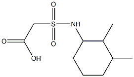  2-[(2,3-dimethylcyclohexyl)sulfamoyl]acetic acid