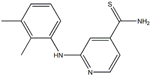 2-[(2,3-dimethylphenyl)amino]pyridine-4-carbothioamide 化学構造式