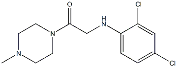 2-[(2,4-dichlorophenyl)amino]-1-(4-methylpiperazin-1-yl)ethan-1-one Structure