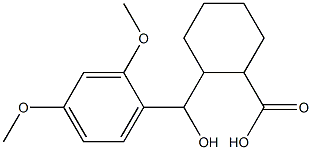 2-[(2,4-dimethoxyphenyl)(hydroxy)methyl]cyclohexane-1-carboxylic acid