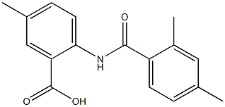 2-[(2,4-dimethylbenzene)amido]-5-methylbenzoic acid