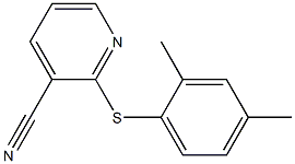 2-[(2,4-dimethylphenyl)sulfanyl]pyridine-3-carbonitrile