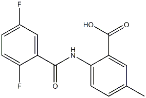 2-[(2,5-difluorobenzene)amido]-5-methylbenzoic acid